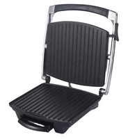 Grill Panini Professionnel en Acier Inoxydable Antiadhésif CE RoHS LFGB ETL pour 2 ou 4 Tranches