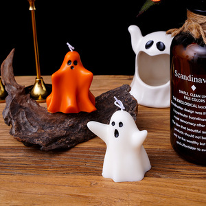 Bougies parfumées Phantom Halloween, faites à la main en cire de soja, pour cadeaux de fêtes – Vente chaude en usine - Product Image 3