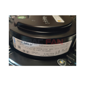 ebm-papst S3G500-AM56-21 intelligent EC axial <b>fan</b> variable speed low noise cooling <b>fan</b> for server telecom and HVAC systems - Product Image 3