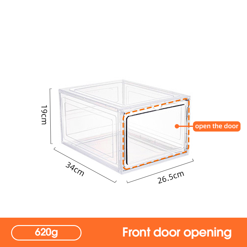 White front door opening