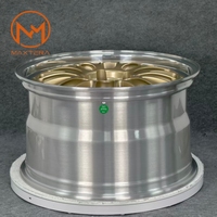 Jantes en alliage Maxtera forgées sur mesure en 2 parties, style E88, pour voitures particulières Porsche 911, BMW M2, M3, M4, Golf, Audi, WRX STI, BRZ, GR86