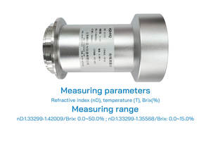 올 스테인리스 스틸 0-50% 인라인 브릭스 굴절계 식품 등급 농도계 - Product Image 2