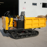 Multifunktionaler 1,5-Tonnen-Raupendumper, Baumaschine, Mini-Raupendumper mit Hydraulischer Hebefunktion, Diesel-Raupendumper