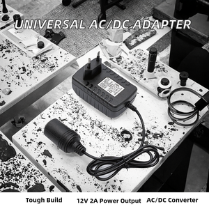 Tường gắn kết 110V 220V EU chúng tôi anh tiêu chuẩn cắm 12V 2A 3A Nữ Xe Thuốc lá nhẹ hơn AC DC Power <span class=keywords><strong>Adapter</strong></span> công cụ điện - Product Image 2
