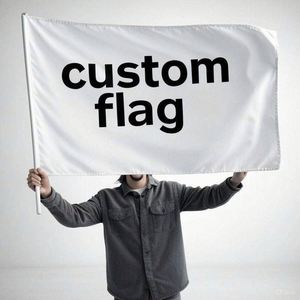 Bandera Personalizada Rectangular de Poliéster de Gran Tamaño, Impresión Digital Profesional, 3x5 Pies, Duradera, Ecológica y Antiarrugas - Product Image 1