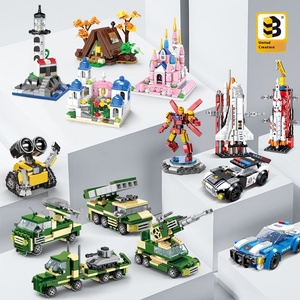 Diverses formes de blocs de construction pour jouets pour enfants apportent un gameplay plus intéressant et ont une valeur de collection - Product Image 1