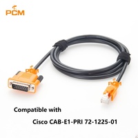 Cable D-Sub DB15 Macho a RJ45 Compatible con Cisco CAB-E1-PRI 72-1225-01 E1 ISDN PRI para Servidor y Router