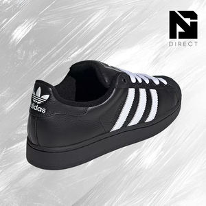 Adidas Superstar 2 'noir et blanc' Chaussures classiques Adidas pour hommes Sneaker de luxe à la mode décontractée - Product Image 3