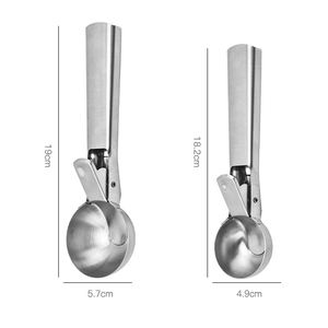 Herramientas de cocina de alta calidad, cuchara para helado, cuchara multifunción para helado de acero inoxidable - Product Image 2