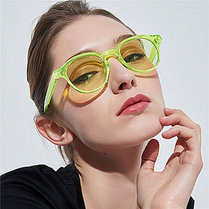 2021 Fashion Retro Vintage Colorful Small Frame <b>Sunglasses</b> UV400 Women Round <b>Sunglasses</b> - Product Image 2