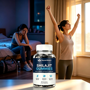 Gummies de Shilajit pour Hommes et Femmes de Plus de 40-50 Ans, Soutien à la Ménopause, Adaptées au Régime Cétogène et au <span class=keywords><strong>Jeûne</strong></span> Intermitent, pour Végétariens - Product Image 1