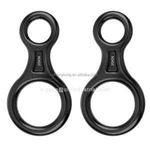 Équipement d'escalade, rappel, assurage, escalade sur rocher, dispositif d'assurance de sauvetage, abaisseur de sauvetage en aluminium 35KN, abaisseur en forme de 8 - Product Image 2