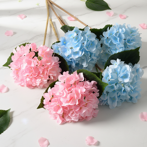Arreglos de <span class=keywords><strong>Flores</strong></span> Artificiales Realistas al por Mayor, Hortensias Gigantes de Lujo para Decoración de Bodas y Hogar, <span class=keywords><strong>Flores</strong></span> Artificiales - Product Image 2