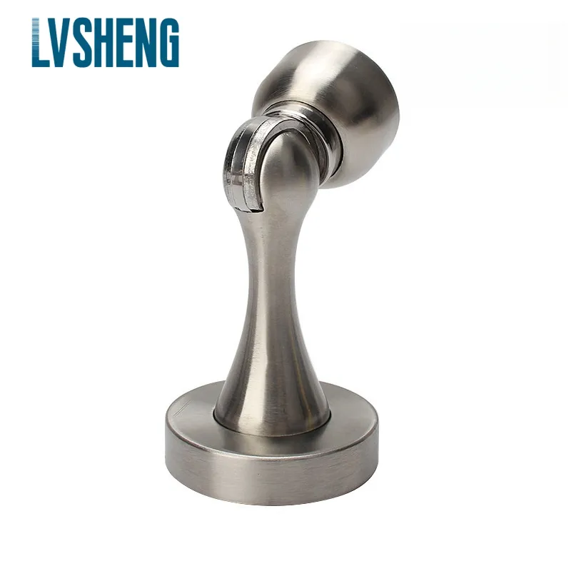 LvSheng Stainless Steel 201 customizable Door Stopper With Screws Direct Sell Household Accessories