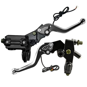 Leviers de <span class=keywords><strong>frein</strong></span> et d'embrayage universels pour <span class=keywords><strong>moto</strong></span> avec éclairage LED – Maître-<span class=keywords><strong>cylindre</strong></span> de <span class=keywords><strong>frein</strong></span> <span class=keywords><strong>avant</strong></span> droit et gauche pour <span class=keywords><strong>moto</strong></span> - Product Image 6