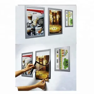 <strong>A4</strong> Self-adhesive <strong>Double</strong> Faced Window Poster PVC Photo <strong>Frame</strong> Magnetic Display <strong>Frame</strong> - Product Image 4