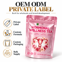 Thé pour le bien-être hormonal OEM ODM, marque privée, thé aux herbes pour femmes, formule personnalisée, sachets de thé, fabricant direct d'usine, vente en gros
