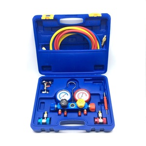 Manómetro de Carga de Refrigerante para Aire Acondicionado R410A R32, Herramienta de Presión de Precisión de Doble Manómetro para Reparación de Aire Acondicionado Inverter - Product Image 1