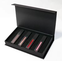 Vente chaude Halloween Noël Coffret Cadeau Rouge à Lèvres Mat Liquide Marque Privée Maquillage Étanche Brillant à Lèvres poudre compacte