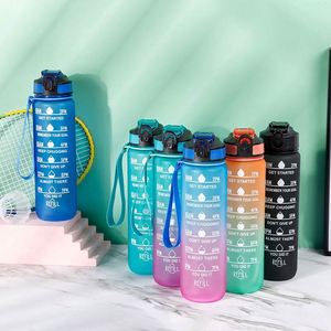 Botellas de Agua Tritan de 32oz 1000ml, Botella de Agua Deportiva Motivacional de Plástico - Product Image 2