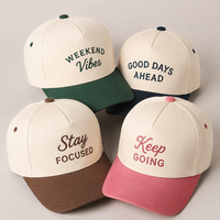 Gorras Personalizadas con Eslogan Motivacional, Gorra de Béisbol Bordada con Frase Inspiradora, Unisex, Venta al Por Mayor, OEM