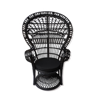 Chaise de banquet en aluminium blanc royal de style paon pour mariages et réceptions en plein air, design confortable