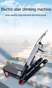 250KG chariots d'escalier en acier alimentés par batterie au lithium chariots électriques grimpants palan de construction - Product Image 3