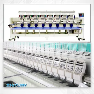 triple servo embroidery machine embroidery machine turkey automatic centralized lubricant embroidery machines