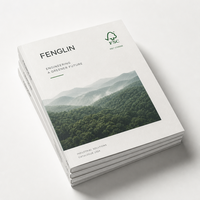 Brochure en papier recyclable FS*C, catalogue imprimé personnalisé avec finition mate, livret au design personnalisé pour la publicité commerciale
