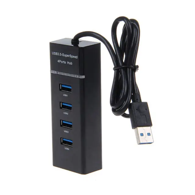 HUB USB3.0 4 porte HUB Splitter per Mac PC Computer portatile HDD ad alta velocità