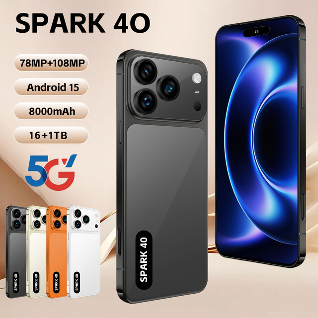 2025 Latest 5G Mobile Phone 6.8 Inch HD Display 8000mAh Large Battery 78MP+108MP Camera Factory Unlocked Smartphone