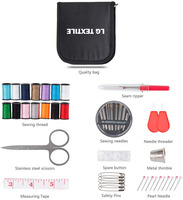 Mini kit de couture accessoires ensemble de couture portable avec étui de transport pour la maison