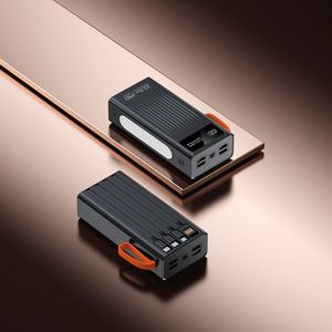Cargador Portátil Personalizable con Logotipo, Carga Rápida de 22.5W, 6 Puertos, 50000mAh/30000mAh, Gran Capacidad, Cables Integrados - Product Image 1