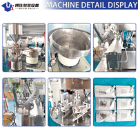 Machine de remplissage et de bouchage de poches souples pour détergent lessive, shampoing, savon, liquide de lavage – Machine d'emballage mini Doypack