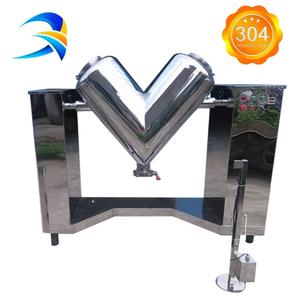 Agitador de Polvo Industrial Tipo <span class=keywords><strong>V</strong></span> de Acero Inoxidable 220V, Grado Alimenticio y Químico, Alta Productividad, Incluye Bomba, Motor y Caja de Engranajes - Product Image 1