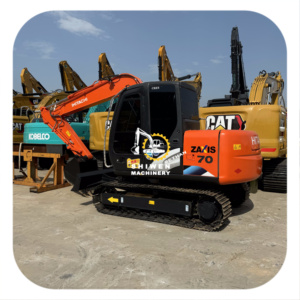 รถขุดตีนตะขาบฮิตาชิญี่ปุ่น ZX70 มือสองคุณภาพสูง ขนาด 7 ตัน พร้อมใบมีด รถขุดขนาดเล็ก ZX70 ZX75 ใช้งานน้อย พร้อมใช้งาน มีสินค้าในสต็อก - Product Image 1