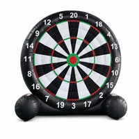 Cible géante gonflable de football et de fléchettes avec Velcro, en PVC, pour fêtes en extérieur, enfants et adultes, Noco