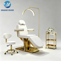 Lit de beauté électrique personnalisé pour esthéticienne, lit de cils incurvé, lit de soin du visage de luxe, table de massage spa