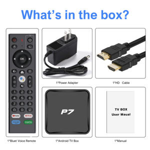 P7 Smart <strong>TV</strong> <strong>Box</strong> featuring Android 12.0 Streaming 4K Wifi6 16GB Allwinner H618 Remote Control Factory Direct UK STB Set-Top <strong>Box</strong> - Product Image 6