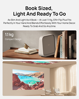 Projecteur portable intelligent XGIMI Elfin Flip Plus FHD 1080P avec WiFi et mise au point automatique pour la maison et la chambre
