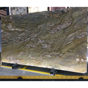 Design Prix de gros Placage de pierre Quartzite mince et léger Panneau de pierre Jaune <span class=keywords><strong>Vert</strong></span> Revêtement mural en pierre de quartzite verte - Product Image 3