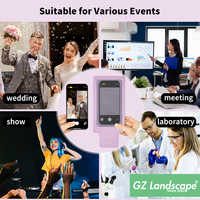 Pochette de Téléphone Portable de Luxe Personnalisable Verrouillable Anti-Caméra en Cuir PU Universel avec Écran Tactile pour Interdire la Photographie