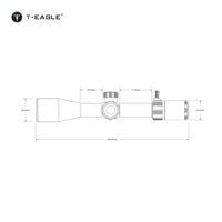 Offre Spéciale d'usine OEM/ODM 4-16X44 30mm Tube premier plan focal 1200G portée de chasse portée extérieure et accessoires