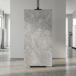 Crist Grey 800x1600mm High Gloss Glazed Porcelain Ceramic Wall and Floor Tiles Grey Marble Effect - Product Image 4
