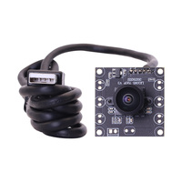 1MP H65 1.9mm 145 derece geniş açı CMOS sensör M12 montaj USB ücretsiz sürücü HD 30fps UVC kamera modülü için endüstriyel makine