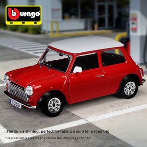 Bimigo 1:24 para <span class=keywords><strong>Mini</strong></span> <span class=keywords><strong>Cooper</strong></span> 1969, modelo de coche de aleación metálica con control de la fuerza, embalaje en caja de color, 14 años y más, venta al por mayor - Product Image 3