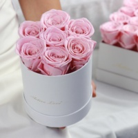 Boîte Cadeau de Roses Éternelles – Fleurs Artisanales Écologiques et Durables d'Origine Yunnan pour Diverses Occasions