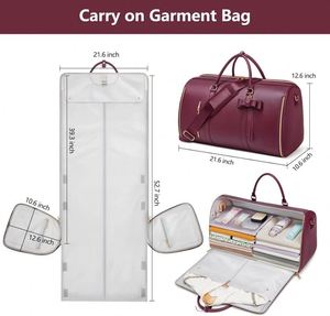 Échantillon gratuit Sac à vêtements à main, sac polochon convertible avec compartiment à chaussures, parfait pour les voyages d'affaires et les escapades de week-end - Product Image 3