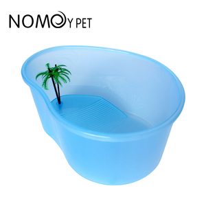 Vente en gros <span class=keywords><strong>de</strong></span> <span class=keywords><strong>cage</strong></span> pour <span class=keywords><strong>tortue</strong></span> en plastique PP transparent bleu, habitat pour <span class=keywords><strong>tortue</strong></span> avec plateforme <span class=keywords><strong>de</strong></span> basking - Product Image 4