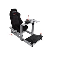 Cockpit de simulation de course automobile en profilé aluminium sur mesure 3090 40120 avec siège pour simulateur de course automobile compatible avec base de volant Direct Drive